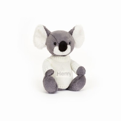 Jellycat Bashful Koala with Cream Jumper | JTBP-27036